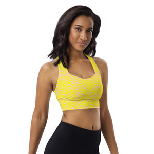 Cotton Candy Longline sports bra