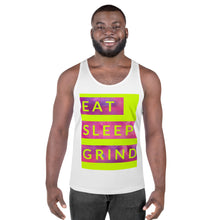 Load image into Gallery viewer, EAT SLEEP GRIND Unisex Tank Top
