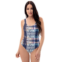 Load image into Gallery viewer, EVERYBODY TALKING One-Piece Swimsuit
