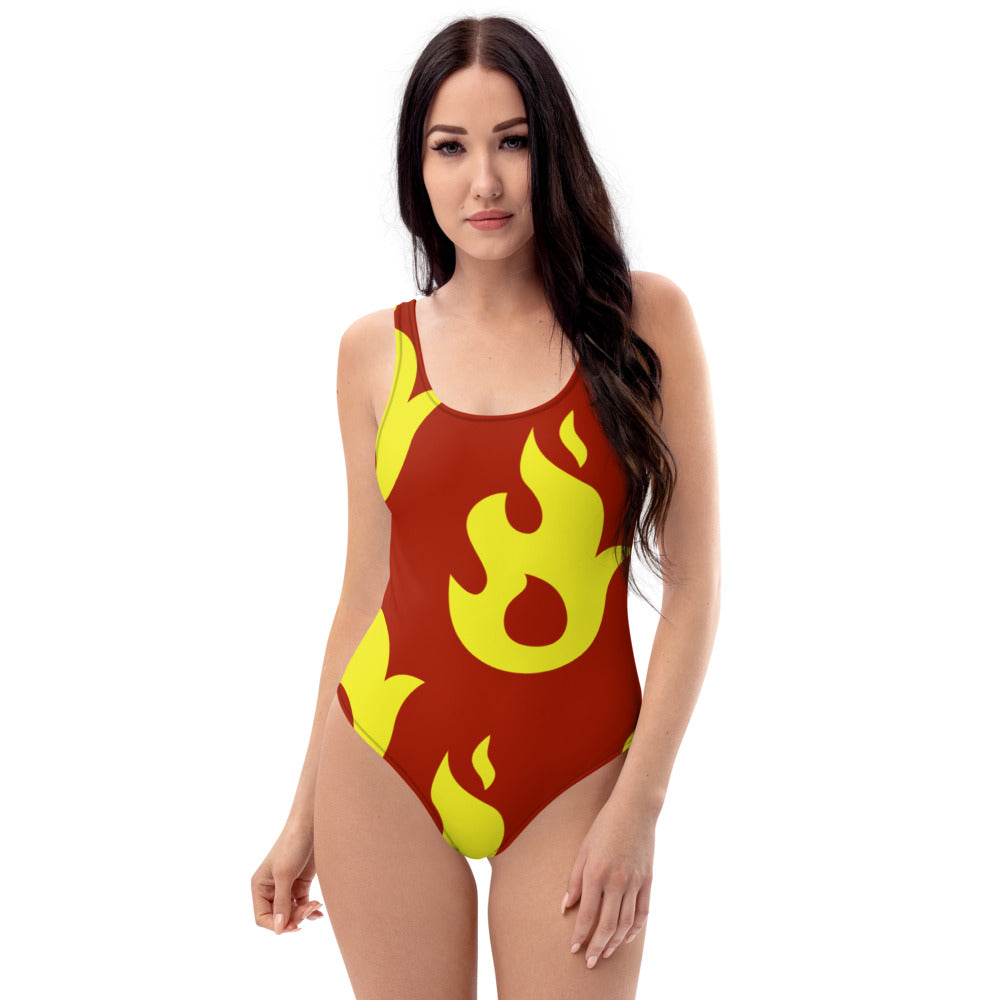 NOT YOUR FLAMMING CHEETOS One Piece Swimsuit tiffianybeauty