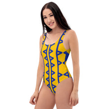 Load image into Gallery viewer, TRIBAL BLUE SQUAD One-Piece Swimsuit
