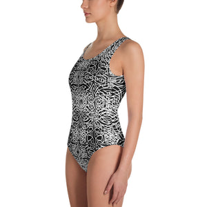 ABSTRACT One-Piece Swimsuit