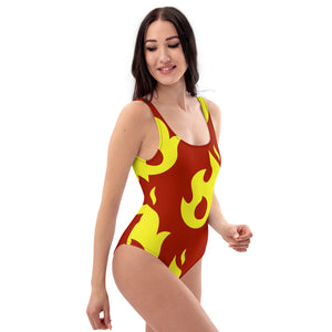 NOT YOUR FLAMMING CHEETOS One-Piece Swimsuit