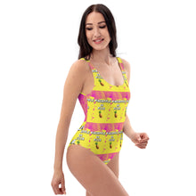 Load image into Gallery viewer, Pineapple On Pizza One-Piece Swimsuit
