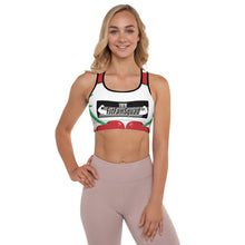 Load image into Gallery viewer, FITFAM CHERRY  - Padded Sports Bra
