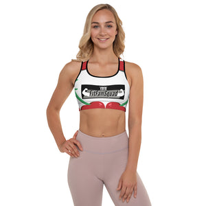 FITFAM CHERRY  - Padded Sports Bra