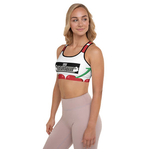 FITFAM CHERRY  - Padded Sports Bra