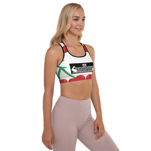 FITFAM CHERRY  - Padded Sports Bra