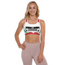 Load image into Gallery viewer, FITFAM CHERRY  - Padded Sports Bra
