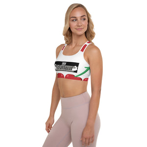 FITFAM CHERRY  - Padded Sports Bra