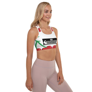 FITFAM CHERRY  - Padded Sports Bra