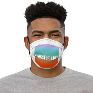 GANGSTER LOVE Premium face mask