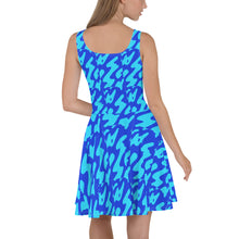 Load image into Gallery viewer, OCEAN BLUE Skater Dress
