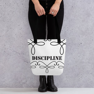 DISCIPLINE Tote bag