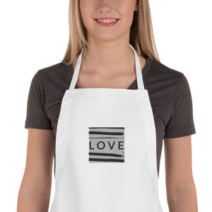 LOVE Embroidered Apron