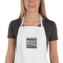 Load image into Gallery viewer, LOVE Embroidered Apron
