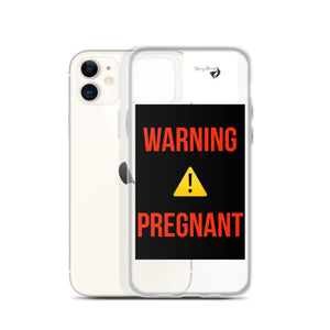 WARNING PREGNANT iPhone Case