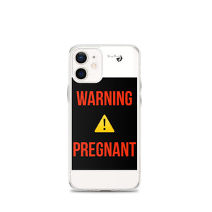 WARNING PREGNANT iPhone Case