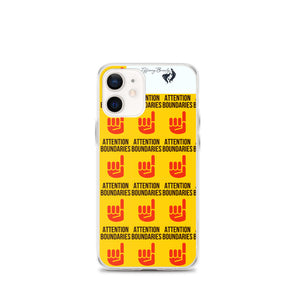 ATTENTION BOUNDARIES iPhone Case