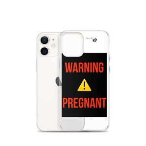 WARNING PREGNANT iPhone Case