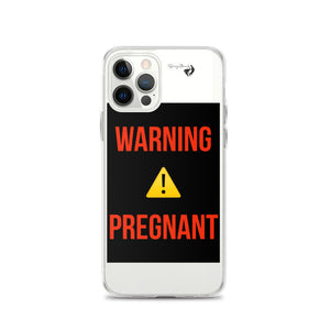 WARNING PREGNANT iPhone Case