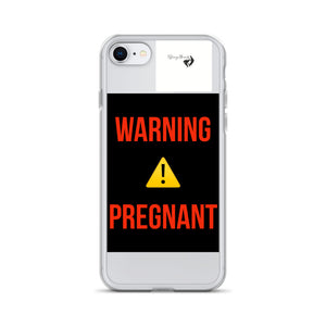 WARNING PREGNANT iPhone Case