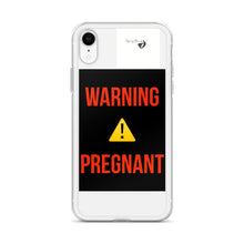 Load image into Gallery viewer, WARNING PREGNANT iPhone Case
