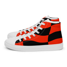 Load image into Gallery viewer, ROSE Men’s high top canvas shoes
