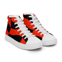 Load image into Gallery viewer, ROSE Men’s high top canvas shoes
