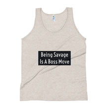 Load image into Gallery viewer, Being Savage Unisex Tank Top
