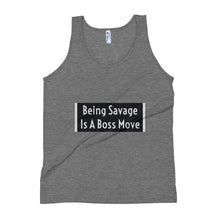 Load image into Gallery viewer, Being Savage Unisex Tank Top
