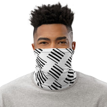 Load image into Gallery viewer, Black &amp; White Neck Gaiter
