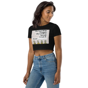 CANCEL PINEAPPLE Organic Crop Top