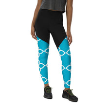 Load image into Gallery viewer, BLUE BANG THEORY Sports Leggings
