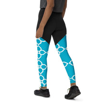 Load image into Gallery viewer, BLUE BANG THEORY Sports Leggings
