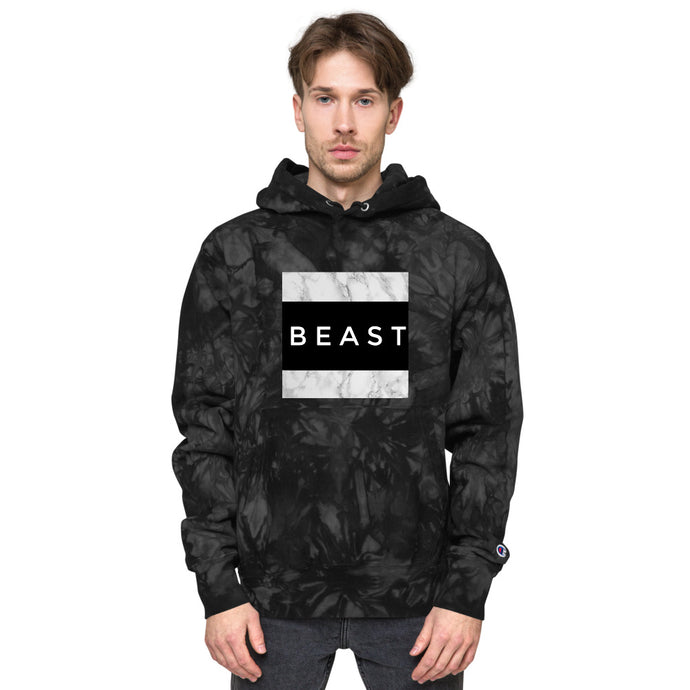 BEAST Unisex Champion tie-dye hoodie