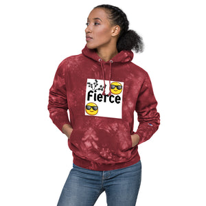 FIERCE Unisex Champion tie-dye hoodie