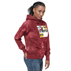 FIERCE Unisex Champion tie-dye hoodie