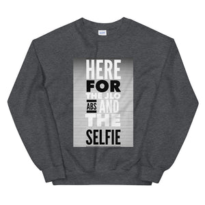 ABS AND SELFIE Unisex Sweatshirt