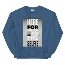 Load image into Gallery viewer, ABS AND SELFIE Unisex Sweatshirt
