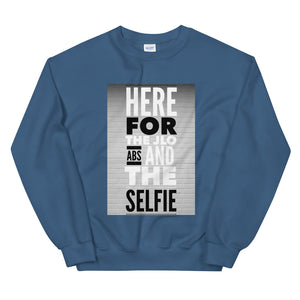 ABS AND SELFIE Unisex Sweatshirt