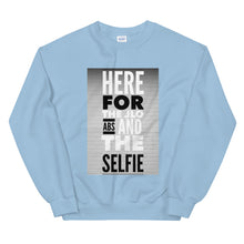 Load image into Gallery viewer, ABS AND SELFIE Unisex Sweatshirt
