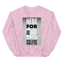 Load image into Gallery viewer, ABS AND SELFIE Unisex Sweatshirt
