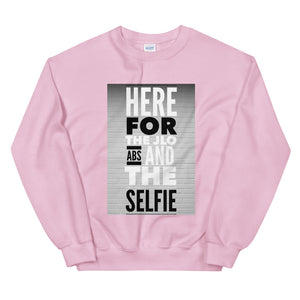 ABS AND SELFIE Unisex Sweatshirt