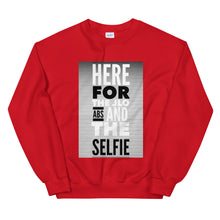 Load image into Gallery viewer, ABS AND SELFIE Unisex Sweatshirt
