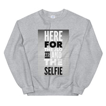 Load image into Gallery viewer, ABS AND SELFIE Unisex Sweatshirt
