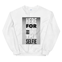 Load image into Gallery viewer, ABS AND SELFIE Unisex Sweatshirt
