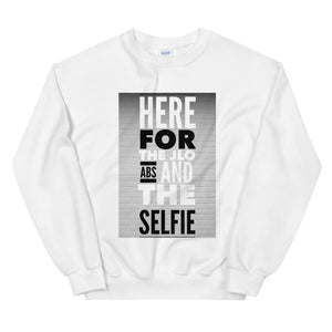 ABS AND SELFIE Unisex Sweatshirt