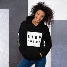 Load image into Gallery viewer, STAY FOCUS / FIERCE Unisex Hoodie
