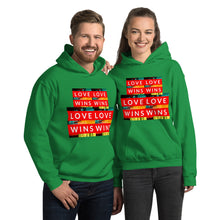 Load image into Gallery viewer, LOVE WINS Unisex Hoodie
